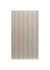 Jelmoli Strandtuch &raquo;Listra, Velours Jacquard&laquo;, blau, Jacquard-Velours, Obermaterial: 100% Baumwolle, 1 Stk.