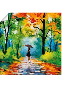Artland Wandbild »Herbstlicher Spaziergang im Park« Vier Jahreszeiten Bilder 1 Stk. tlg. als Alubild, Outdoorbild, Leinwandbild, Poster, Wandaufkleber ,...