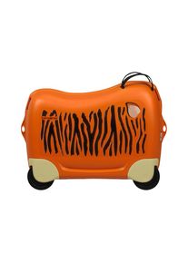 Samsonite, Trolley &raquo;DREAM2GO RIDE-ON SUITCASE TIGER&laquo; 4 Rollen, orange, schwarz, B/H/T: 52cm x 38cm x 21cm, Trolley