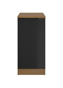 Unterschrank »Eden Küche Unterschrank B.40 1 Tür« 1 Stk. tlg. Unterschrank 1-türig Breite 40 cm , schwarz , Gami
