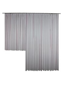 Gardine »Betsy« Faltenband 1 Stk. tlg. Store , rot , Wirth , Obermaterial: 100% Polyester