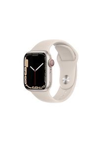 Apple , Smartwatch &raquo;Serie 7, GPS, 41 mm Aluminiumgeh&auml;use mit Sportarmband&laquo; ( ) Watch OS , weiss