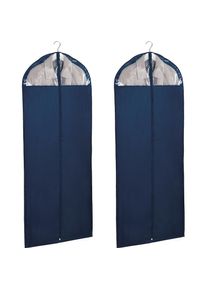 Kleidersack »Modell Business« Kleiderhülle mit Sichtfenster & Reissverschluss, abwaschbar, 150x60 cm , blau , Wenko