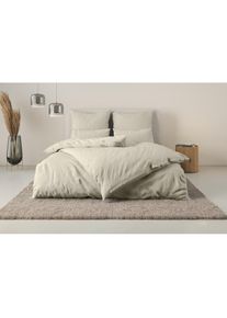 Bettwäsche »Luisa« 2 Stk. tlg. NEUHEIT: 100% Baumwolle, ab Gr. 135x200 cm, in zwei Qualitäten , beige , Home Affaire , Obermaterial: 100% Baumwolle