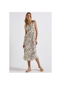 Street One , Midikleid Ohne Taschen mit grafischem Muster , beige , Sommerkleid von Street One