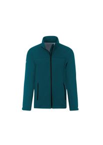 TRIGEMA , Damen , Softshelljacke »Softshelljacke RV « 1 Stk. tlg. , blau , Armabschluss mit Klettverschluss