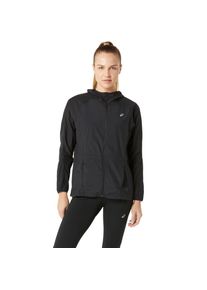 asics , Regenjacke »ROAD PACKABLE JACKET« mit Kapuze , schwarz , Laufjacke von asics
