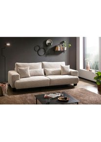 exxpo Big-Sofa »Big Ayo, Megasofa, toller Sitzkomfort, modern & zeitlos, Cord Bezug« inkl. loser Rücken- und Zierkissen, frei im Raum stellbar, beige ,...