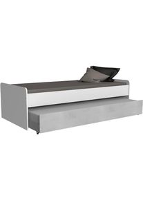 wimex, Schubkasten &raquo;Joker&laquo; zus&auml;tzliche Schlafgelegenheit, G&auml;stebett, inklusive Lattenrost, betonfarben, B/H/T: 203 cm x 21,5 cm x 93 cm