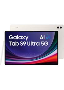 Samsung , Tablet »Galaxy Tab S9 Ultra 5G« (36,99 cm / 14,6 ′′) Android 1.000 GB WQXGA+ 5G AI-Funktionen) , beige , Dolby Atmos