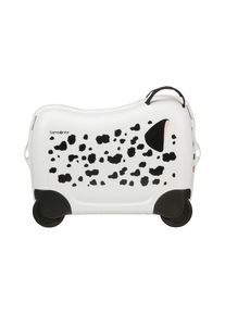 Samsonite, Trolley &raquo;DREAM2GO RIDE-ON SUITCASE PUPPY&laquo; 4 Rollen, schwarz, wei&szlig;, B/H/T: 52cm x 38cm x 21cm, Trolley