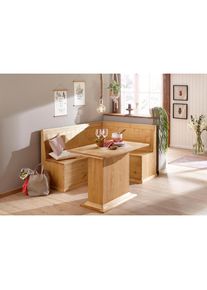 Home Affaire, Home Affaire Essgruppe &raquo;Sara&laquo; 2 Stk. tlg. bestehend aus Eckbank und Tisch, natur gebeizt, gewachst,