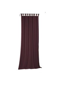 Vorhang »Newbury« Schlaufen 1 Stk. tlg. , lila , WIRTH , Obermaterial: 67% Polyester, 33% Baumwolle