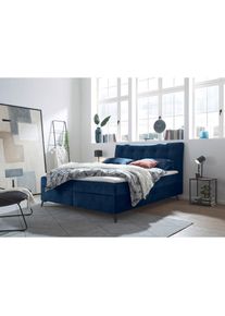 Boxbett »Melrose« inkl. Topper , blau , ED EXCITING DESIGN