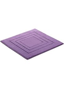 Vossen, Badematte &raquo;Feeling&laquo; H&ouml;he 10 mm beidseitig nutzbar fussbodenheizungsgeeignet Badteppich, Uni-Farben, mit Bord&uuml;re, Hoch-Tief Effekt, reine 