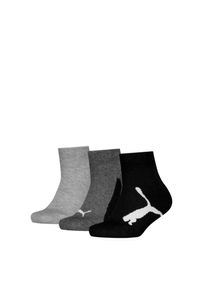 Puma, Herren, Puma Kurzsocken &raquo;Puma KIDS BWT QUARTER 3P&laquo; 3er-Pack, mit verst&auml;rkter Zehenkonstruktion, schwarz, 27-30, Kindersocken von Puma