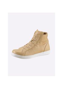 Andrea Conti, Unisex, Stiefelette, sand, 39, aus Rind-Nappaleder