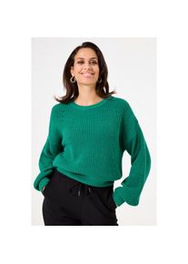 Garcia , Rundhalspullover mit Puffärmel , Pullover von Garcia