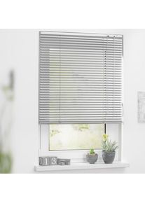 Jalousie »Jalousie Aluminium« mit Bohren freihängend abdunkelnd , silberfarben , LICHTBLICK ORIGINAL