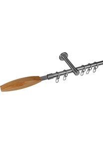 Gardinenstange &raquo;Stil Lemvig&laquo; &Oslash; 16 mm 2 l&auml;ufig-l&auml;ufig Fixmass 2-l&auml;ufig im Fixmass &Oslash; 16 mm , silberfarben , Liedeco