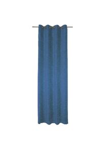 WIRTH, Vorhang &raquo;B-Holmsund&laquo; &Ouml;sen 1 Stk. tlg., royalblau, Chenille, Polyacryl