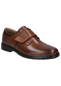 Josef Seibel, Herren, Klettschuh &raquo;Alastair 16&laquo; in komfortabler Schuhweite K (extraweit), cognac, 39, Klettschuh in klassischem Style