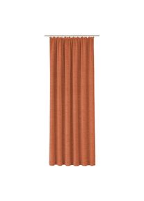 WIRTH, Vorhang &raquo;B-Holmsund&laquo; Kr&auml;uselband 1 Stk. tlg., rost, Chenille, Polyacryl