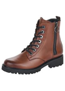 Remonte, Unisex, Schn&uuml;rstiefelette , Blockabsatz, Stiefelette, Schn&uuml;rboots, Flats im Used Look, braun, 41, Modischer Schn&uuml;rboots mit zwei 