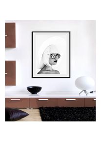 queence Bild »Jessica« Bilder von Frauen Fashion Foto Frau Magazincover Mode Portrait Porträts Schwarz-Weiss 1 Stk. tlg. HD Premium...