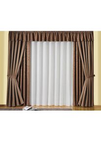 WIRTH, Gardine &raquo;Lena&laquo; Faltenband 1 Stk. tlg. Store, wei&szlig;, Polyester