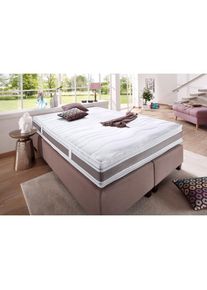 f.a.n. Fan, fan Taschenfederkernmatratze &raquo;Punktoflex De Luxe T&laquo; 22 cm hoch 544 Federn 1 Stk. tlg. Nat&uuml;rlicher Schutz gegen Milben, wei&szlig;, Bezug: 100% 