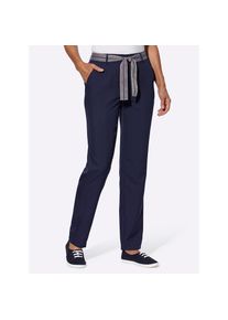 Classic Basics , Webhose , blau , inkl. Bindegürtel