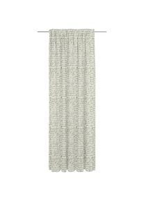 Adam, Vorhang &raquo;Scribble&laquo; Multifunktionsband 1 Stk. tlg. aus Leinen und Bio-Baumwolle, natur, schwarz, Jacquard, Baumwolle, Leinen