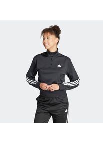 adidas Sportswear , Sweatjacke »W ICONIC 3S TT« 1 Stk. tlg. , schwarz-weiss , Diese Jacke ist teilweise aus einem Mix aus recycelten und...