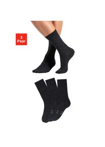 Bench., Unisex, Socken Packung, 3 Stk. tlg. Unisexsocken mit w&auml;rmender Wolle, 3x anthrazit, 39-42, Kuschelige Wollsocken f&uuml;r Unisex
