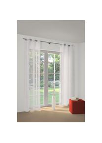 Gardine »7227« Ösen 1 Stk. tlg. Store , orange , WIRTH , Obermaterial: 100% Polyester