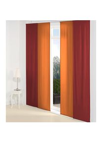 Schiebegardine »Dim out« Paneelwagen 1 Stk. tlg. inkl. Beschwerungsstange , orange , WIRTH , Obermaterial: 100% Polyester