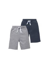 Kidsworld , Jungen,Kinder,Jugendliche , Sweatshorts »2er Pack Sweatbermudas in Must-have Farben« in bequemer Sweatware , blau , Sweatbermudas im...