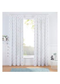 Gardine »Stern« Kräuselband 1 Stk. tlg. Kindergardine, einseitig mit Sternen bedruckt , bunt , my home , Obermaterial: 100% Baumwolle