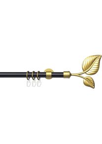 Gardinenstange »Ceres« Ø 20 mm 1 läufig-läufig Fixmass , schwarz , Liedeco