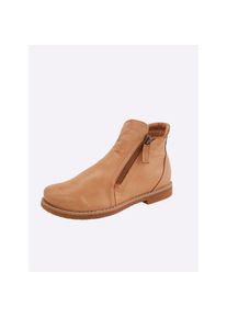 Andrea Conti , Damen , Stiefelette , braun , aus Rind-Nappaleder