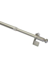 Scheibenstange »Klemmstange Filigrano Kugel« Ø 10 mm ausziehbar Serie Press&Go , silberfarben , Gardinia