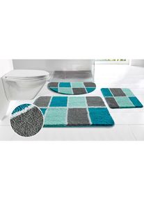 my home, my home Badematte &raquo;Anna mit Kachelmuster, Badvorleger, Badezimmer Teppich, Duschvorleger&laquo; H&ouml;he 20 mm rutschhemmend beschichtet 