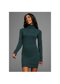 Kangaroos, Unisex, Kangaroos Strickkleid Ohne Taschen mit Rollkragen, petrol, 42, N-Gr, Strickkleid von Kangaroos