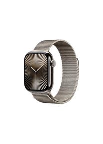 Apple, Smartwatch &raquo; Watch Series 10&laquo; ( ) Watch OS, natur, WLAN, Bluetooth, LTE, Ortsbestimmung &uuml;ber L1-GPS, GLONASS, Galileo, QZSS und BeiDou