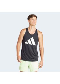adidas Performance, Unisex, adidas Performance Lauftop &raquo;RUN IT TANK&laquo;, schwarz, XXL, Dieses atmungsaktive Tanktop f&uuml;rs Laufen ist mit recycelten 