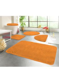 Kinzler, Kinzler Badematte &raquo;Chaozhou&laquo; H&ouml;he 20 mm rutschhemmend beschichtet fussbodenheizungsgeeignet Badteppich, Uni Farben, weich, als rechteckig, 