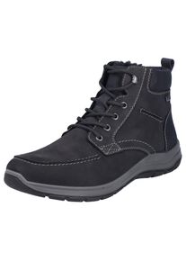 Rieker, Unisex, Winterboots Outdoorschuh, Schn&uuml;rboots, Stiefelette mit RiekerTEX-Membran, schwarz, 44, Schn&uuml;rboots mit gepolstertem Schaftrand