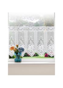 Jelmoli Scheibengardine Durchzugl&ouml;cher 1 Stk. tlg., wei&szlig;, Polyester, Lochleiste