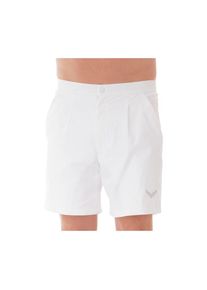 TRIGEMA , Trainingshose »Tennis- und Freizeitshort« , weiss , 48% Baumwolle,48% Polyester, 4% Elasthan